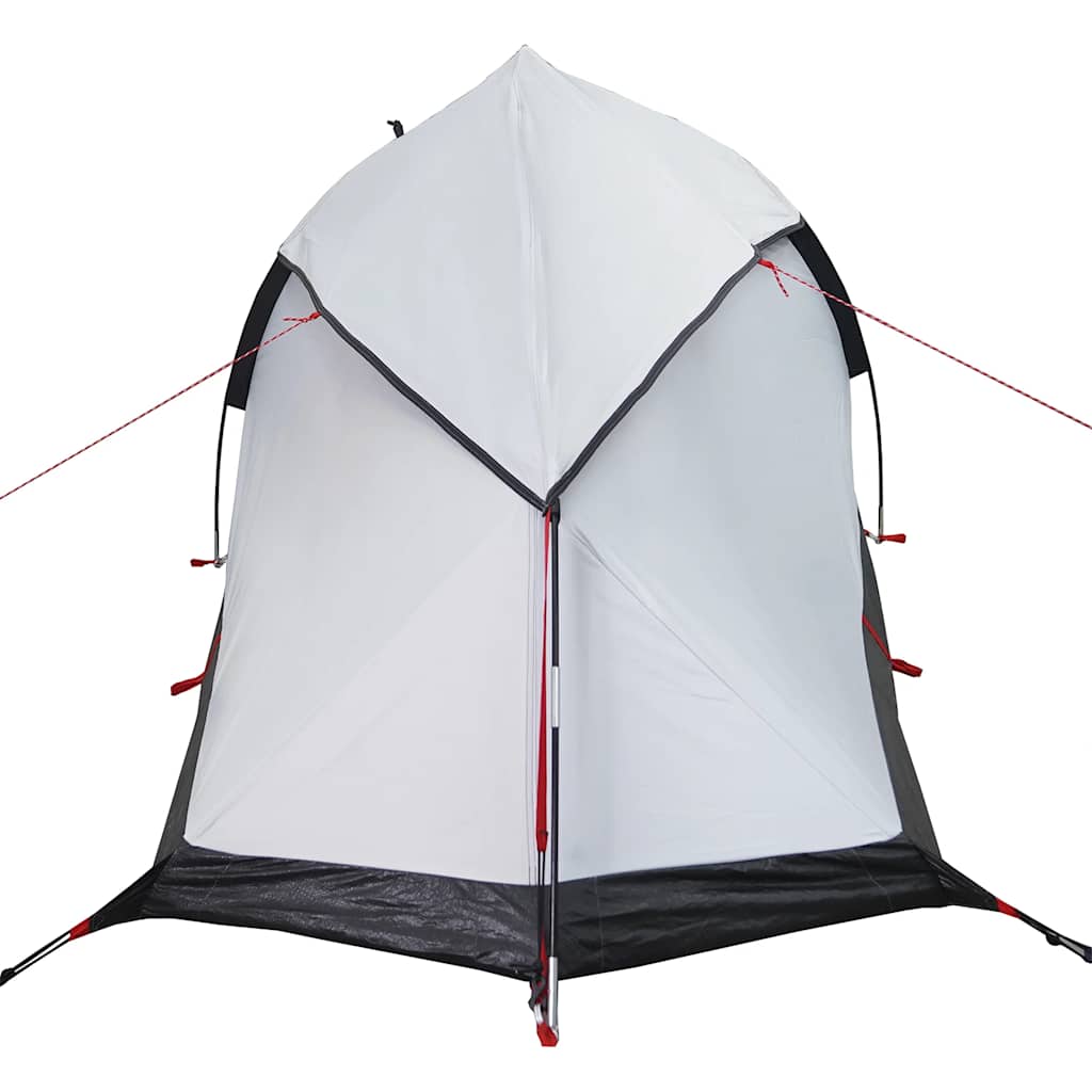 Dome Camping Tent 1 Person White Blackout Waterproof