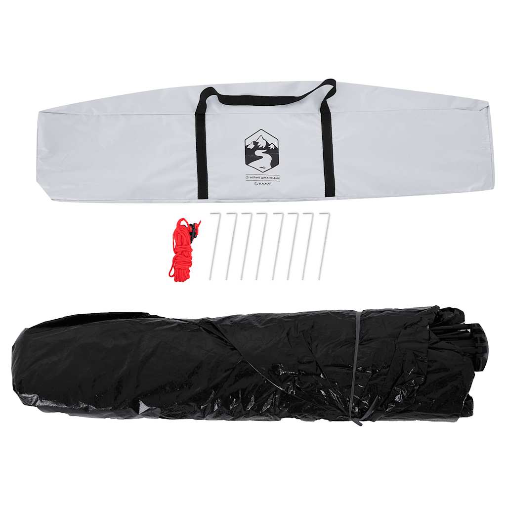 Dome Camping Tent 1 Person White Blackout Waterproof
