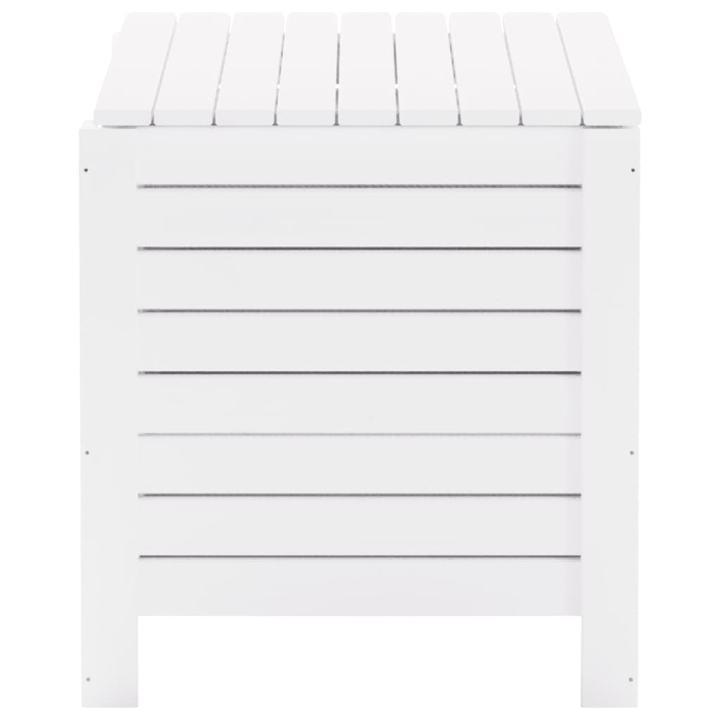 Chest with lid RANA White 80x49x54 cm solid pine wood