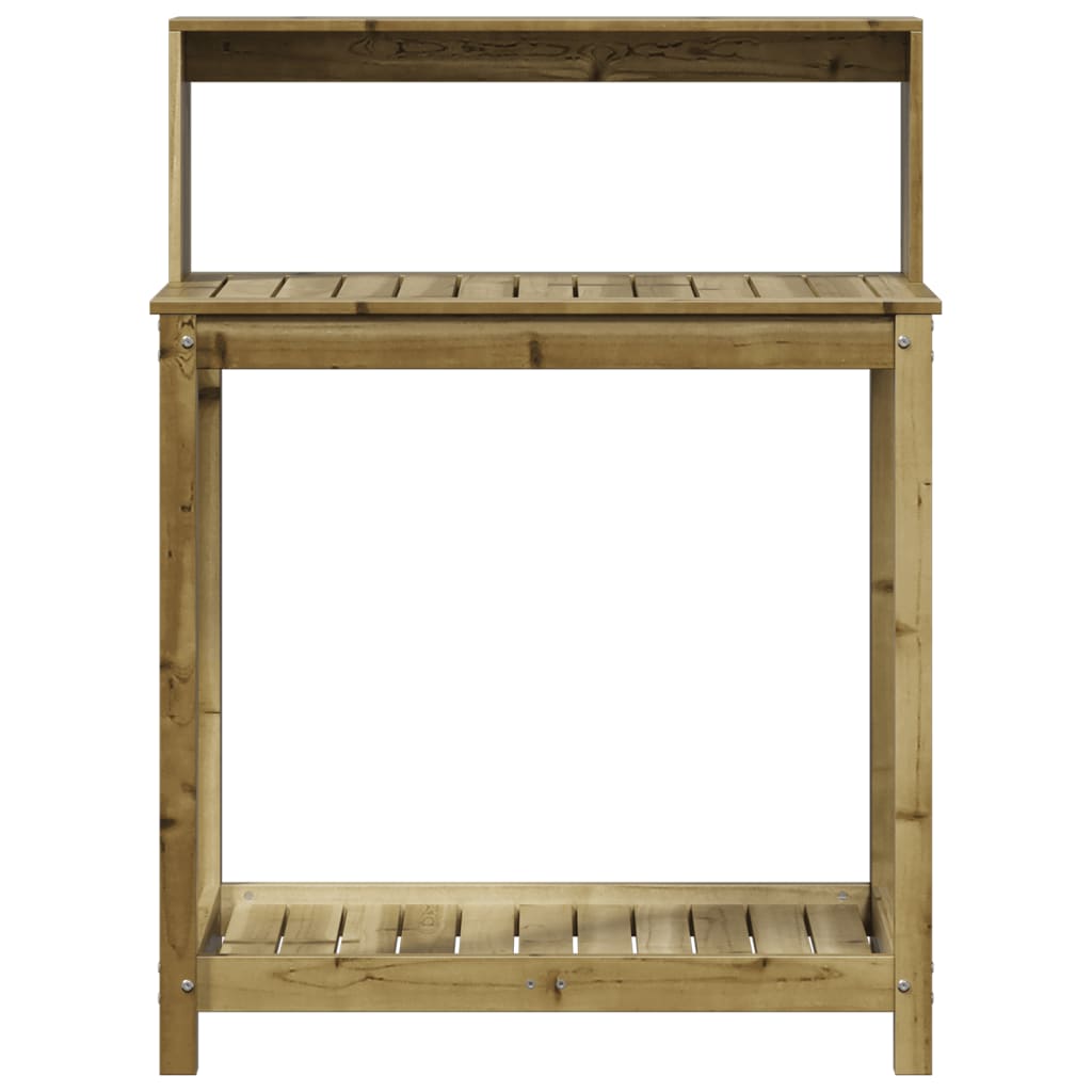 Plant table shelves 82.5x50x109.5 cm Impregnated pinewood