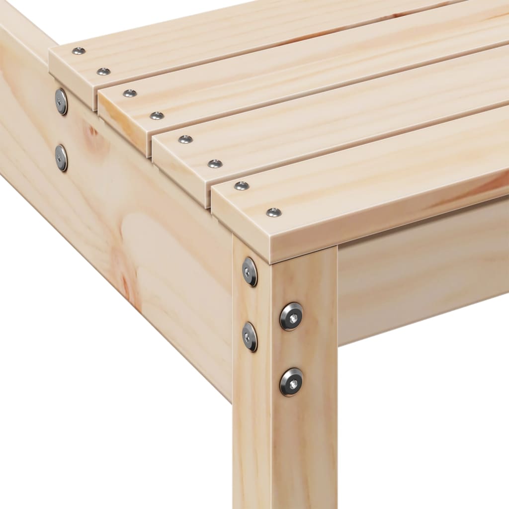 Picnic table 160x134x75 cm solid pine wood