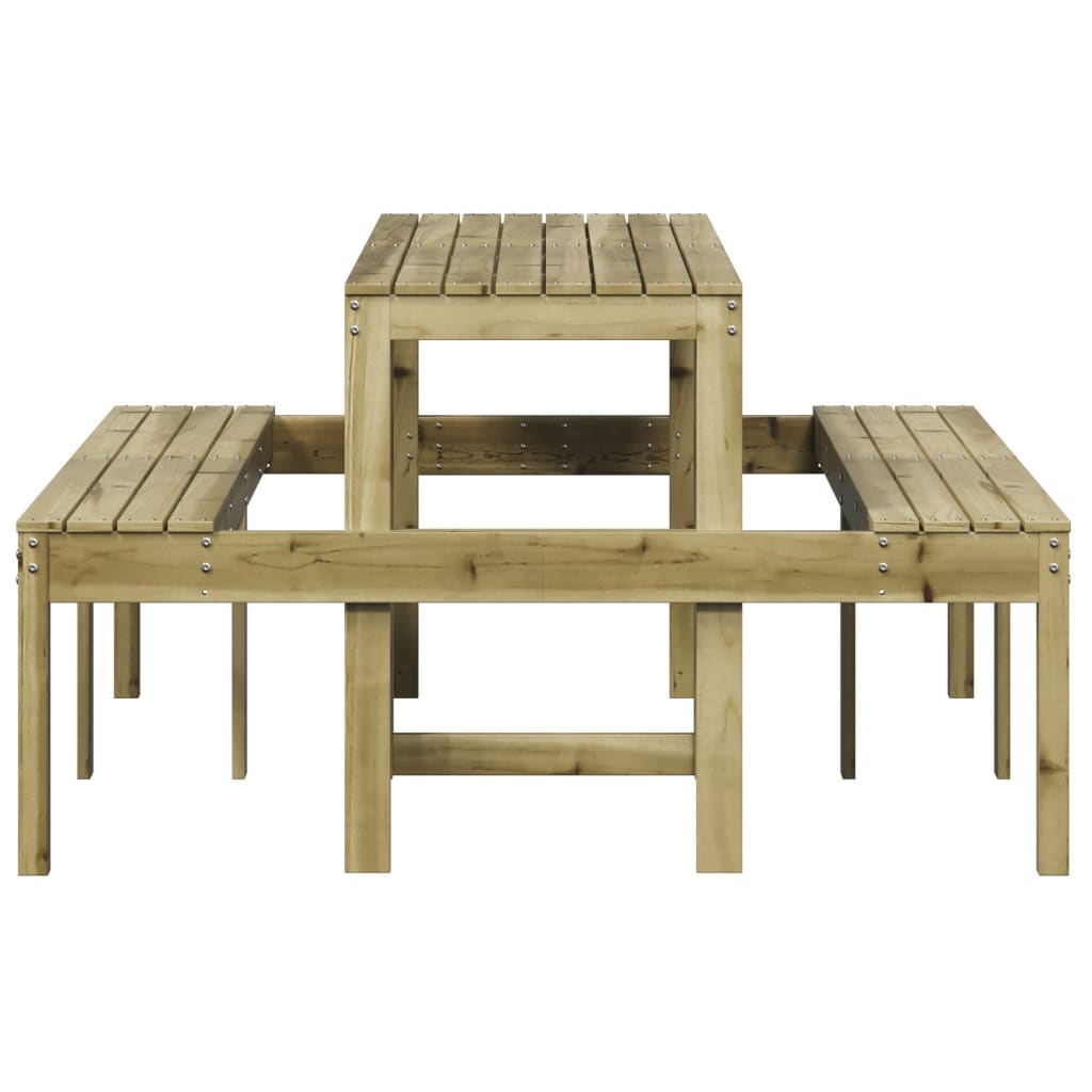 Picnic table 160x134x75 cm Impregnated pinewood