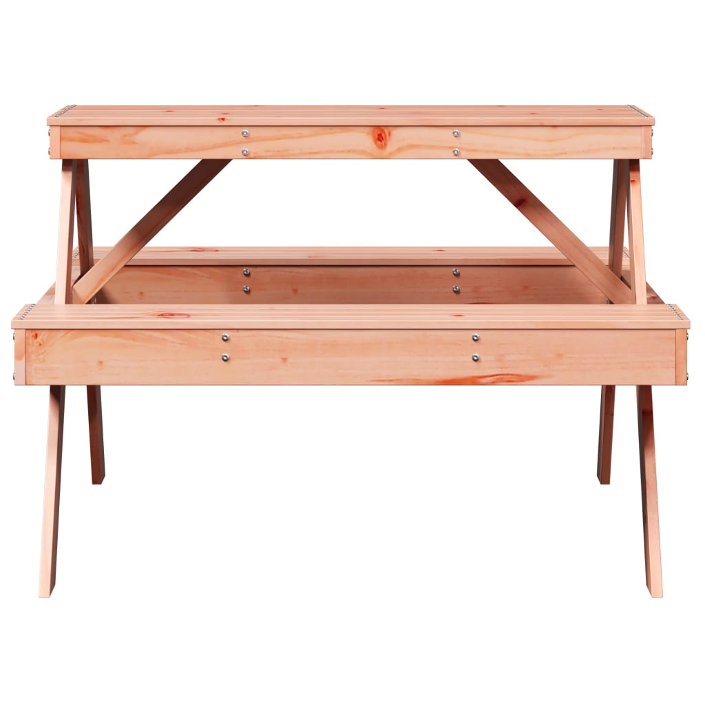 Picnic table 105x134x75 cm solid Douglas fir wood