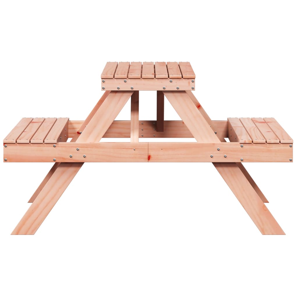 Picnic table 105x134x75 cm solid Douglas fir wood
