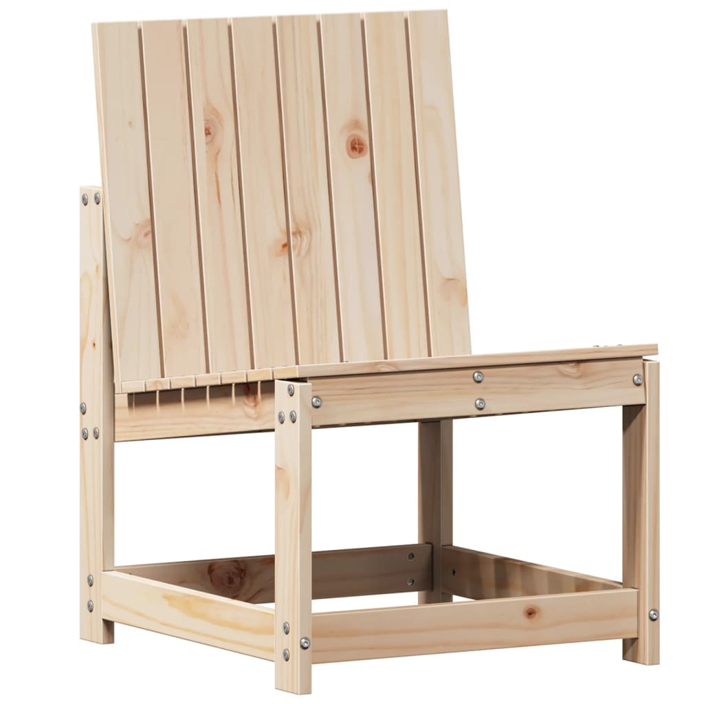 3-piece garden lounge set solid pine