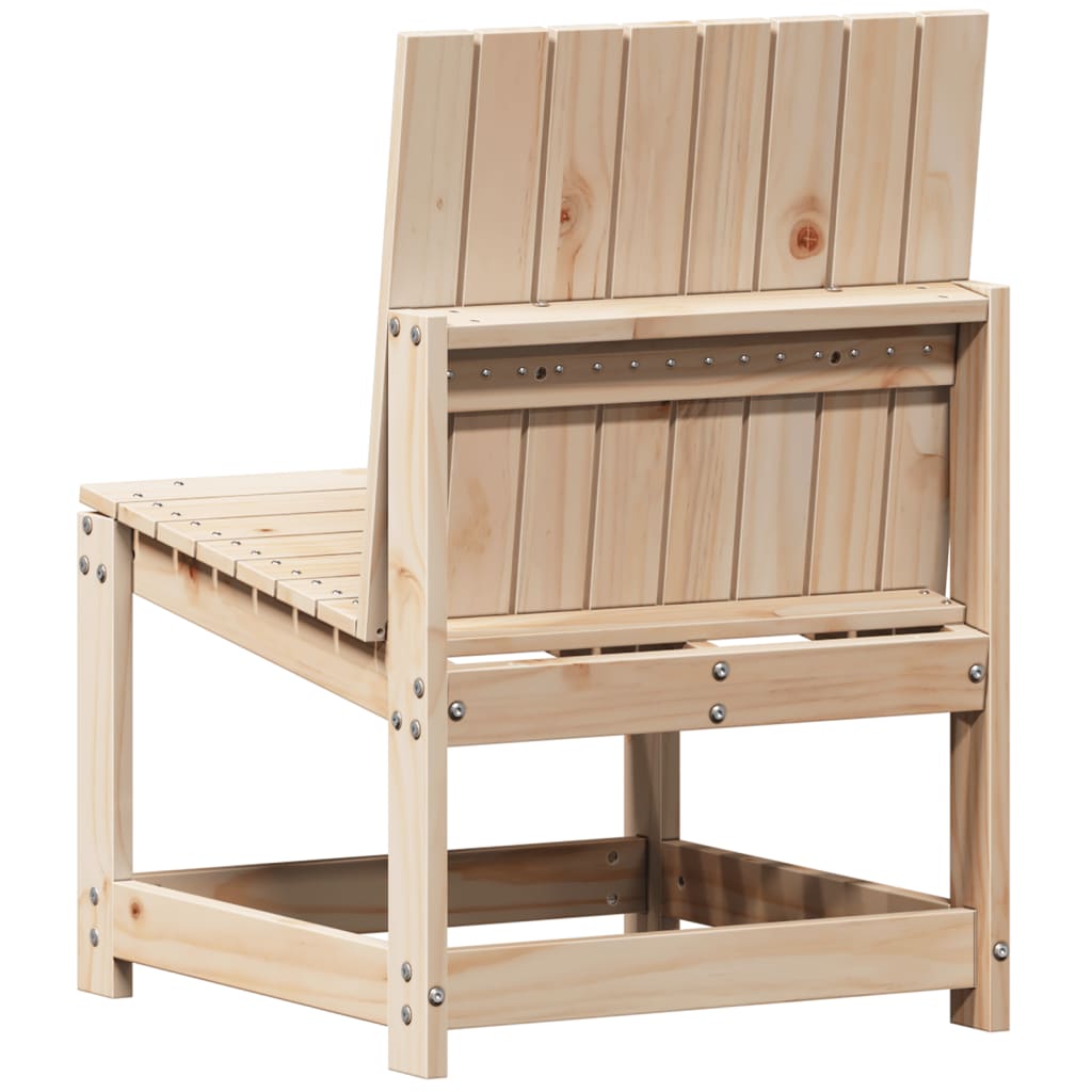 3-piece garden lounge set solid pine