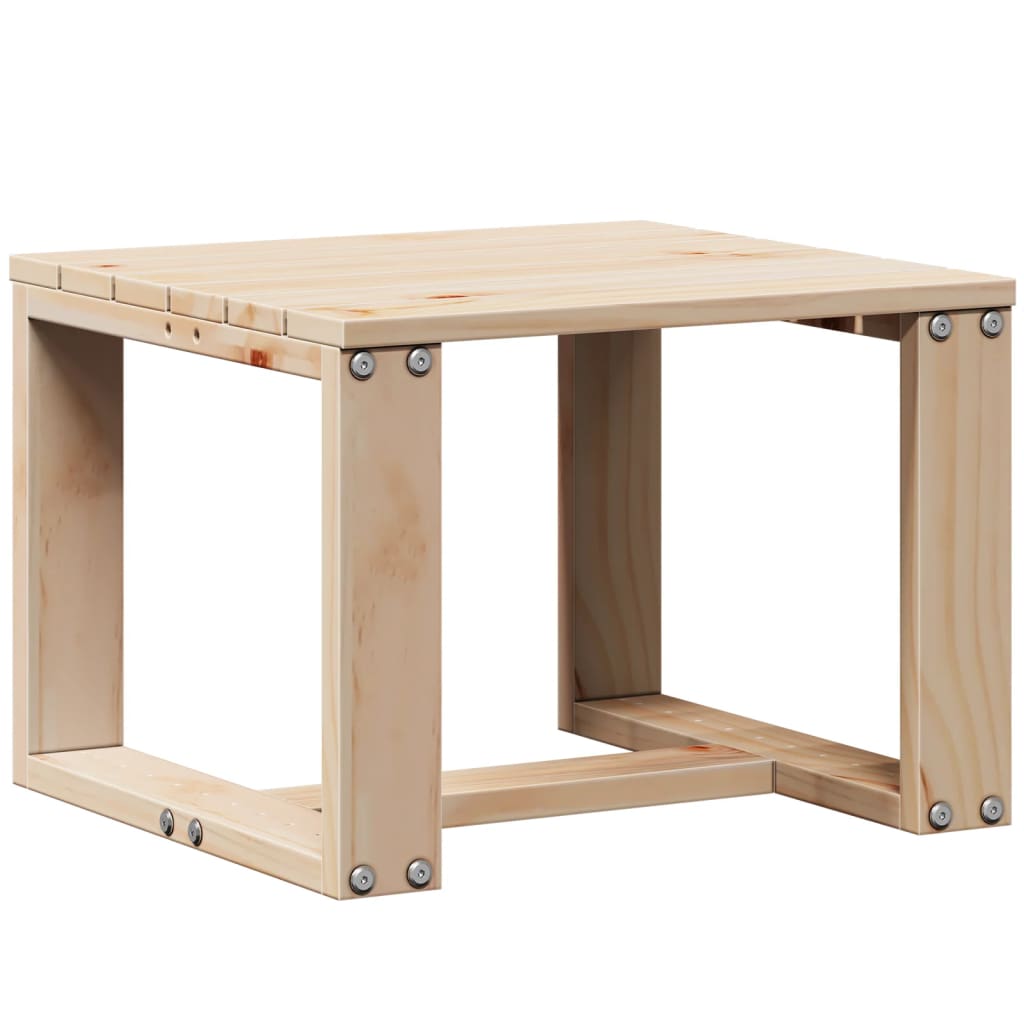 3-piece garden lounge set solid pine