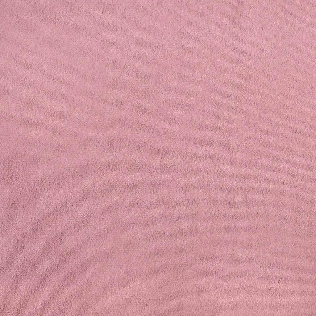 Massage-Chaiselongue mit Nackenrolle Rosa Samt