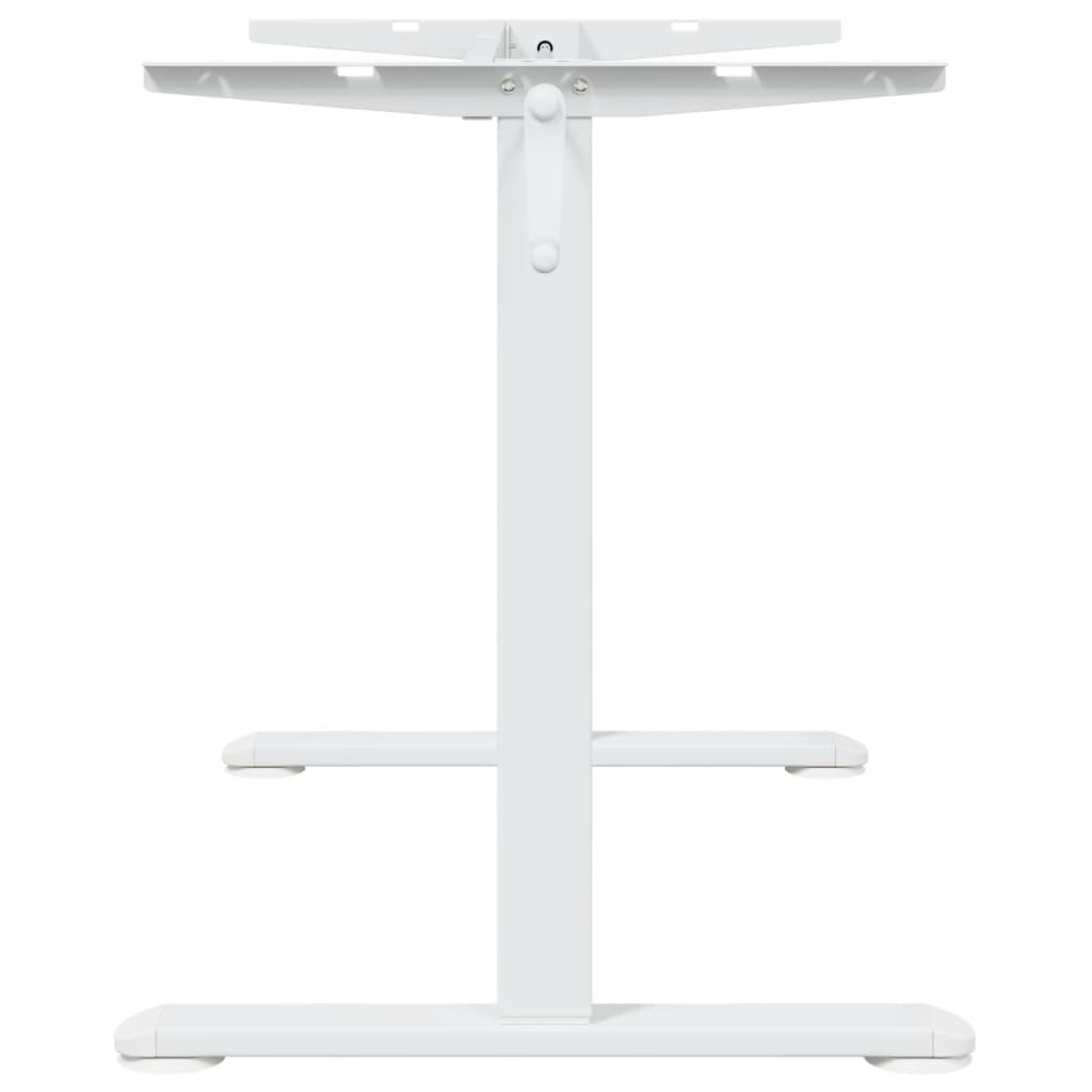 Gestell für Sitz-Steh-Schreibtische Weiß (94-135)x60x(70-114)cm