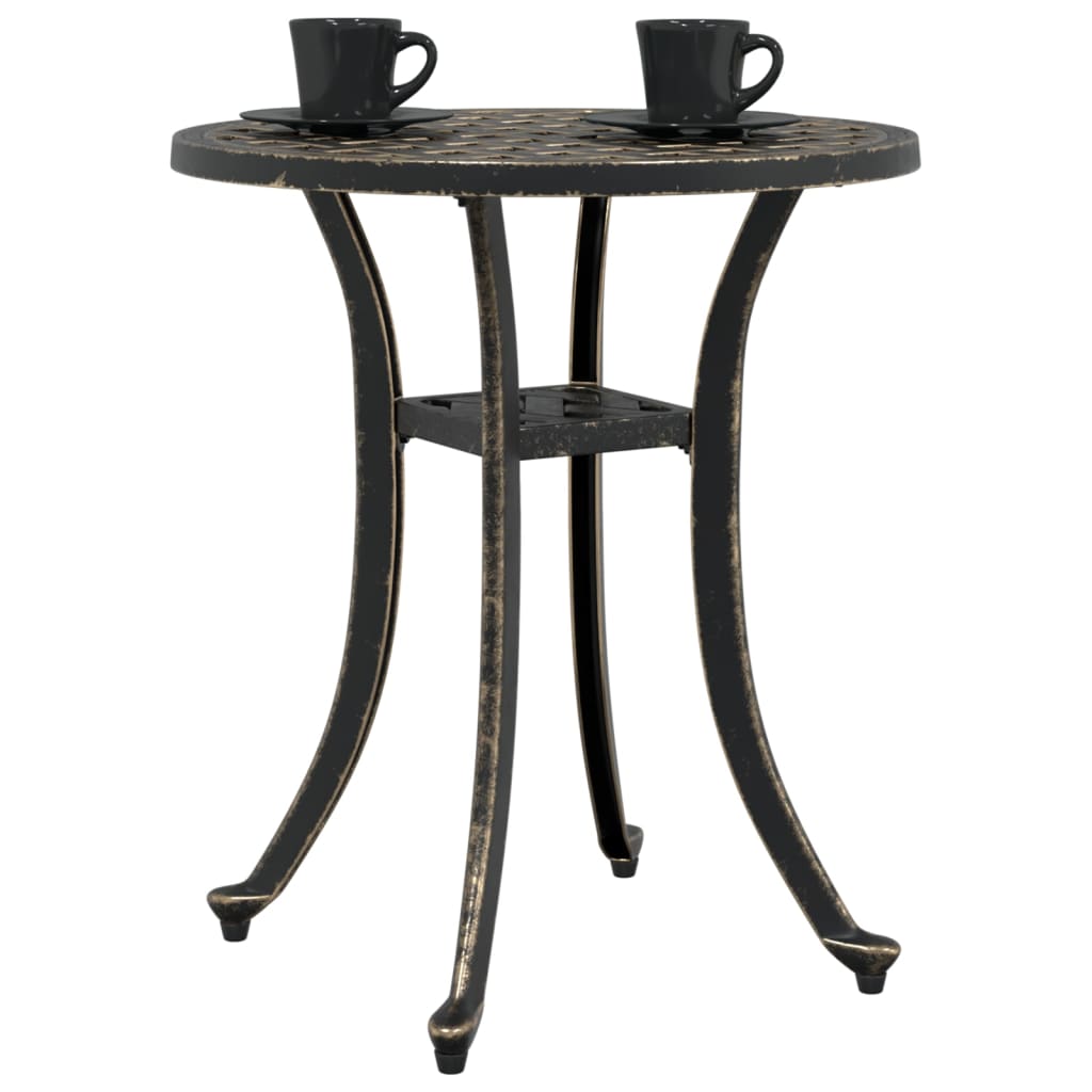 Garden table Bronzen Ø48x53 cm cast aluminum