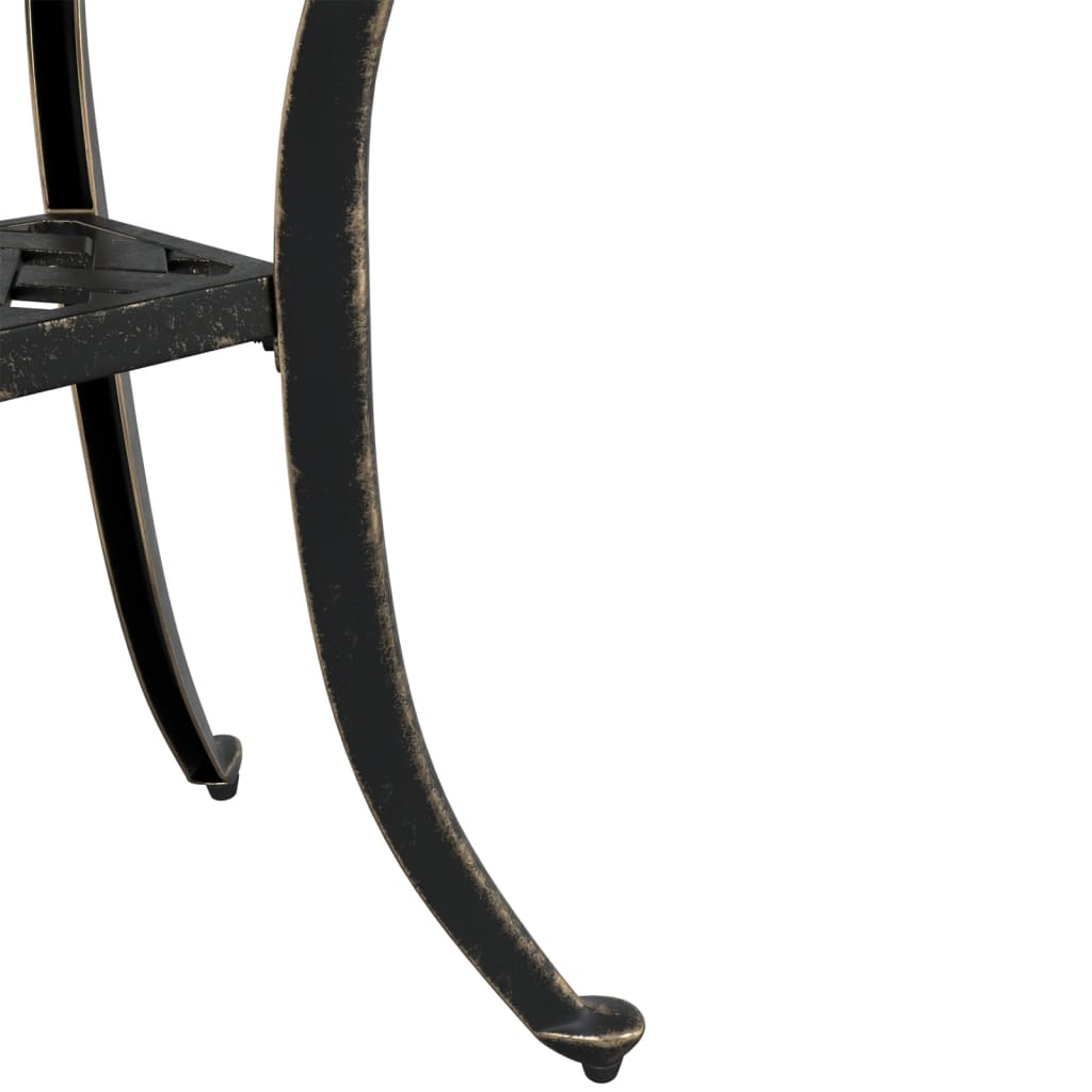Garden table Bronzen Ø48x53 cm cast aluminum