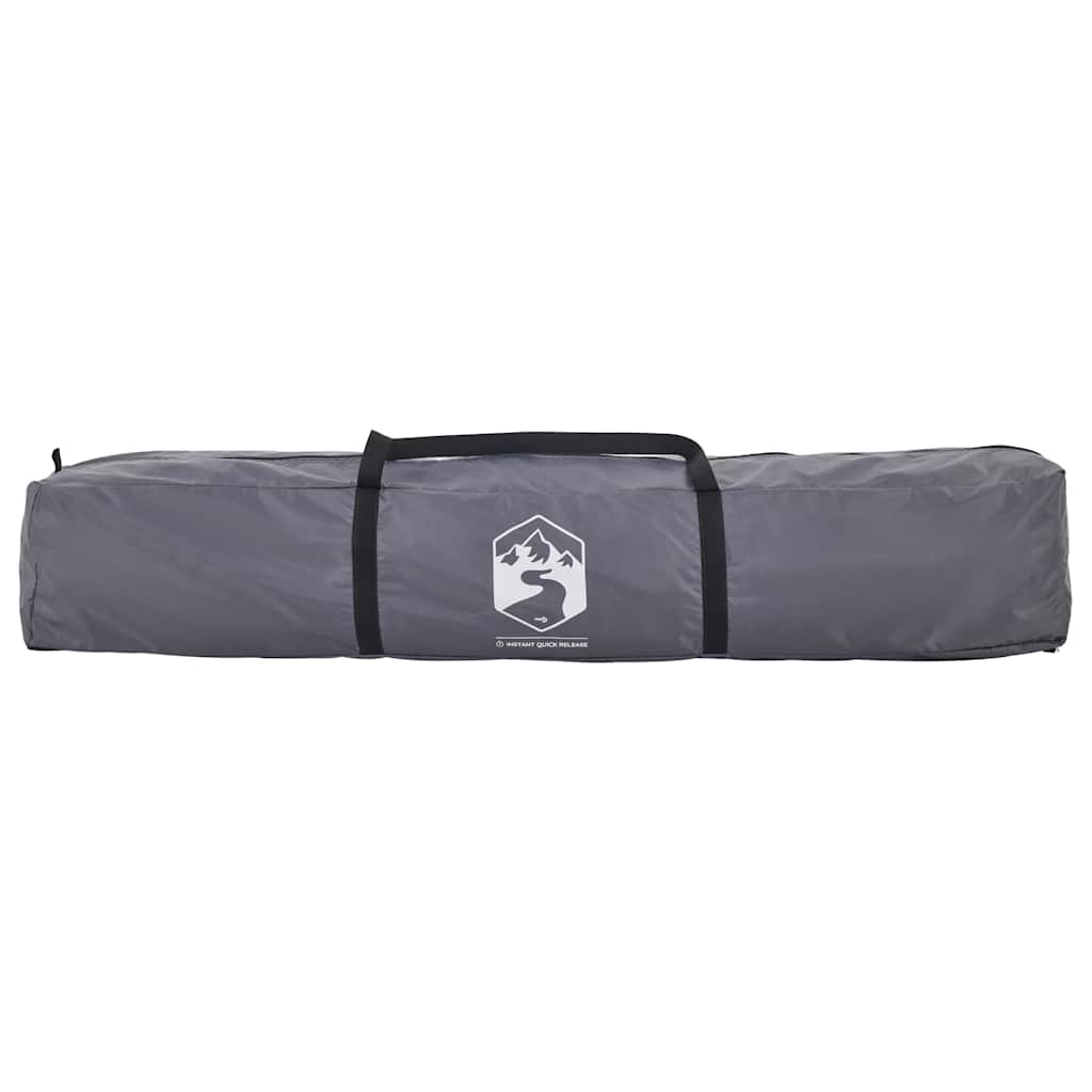 Family Tent for 7 Persons Grey and Orange Quick Release
