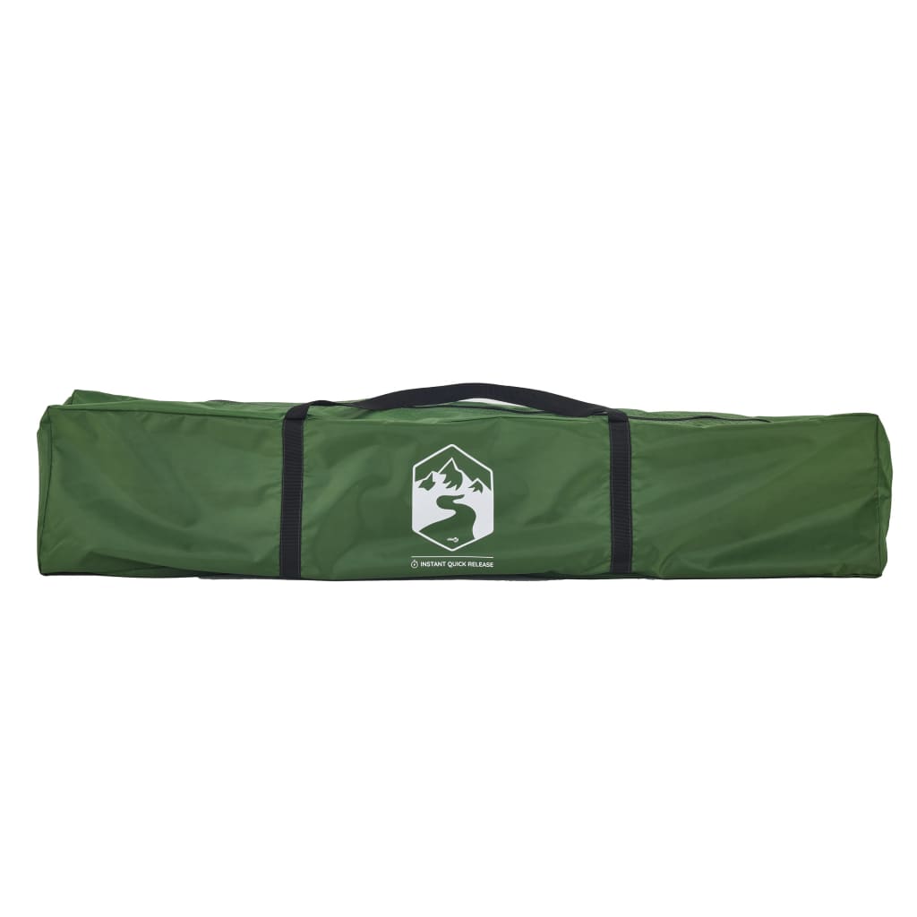 Dome Camping Tent 3 Persons Green Quick Release