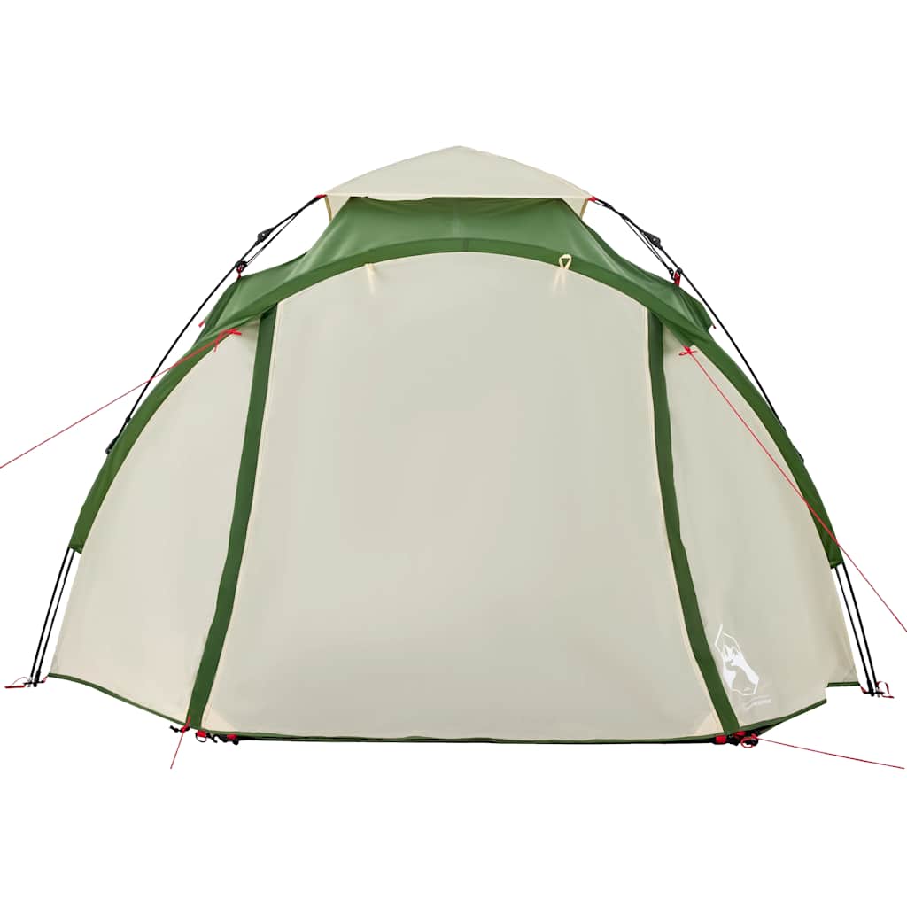 Dome Camping Tent 3 Persons Green Quick Release