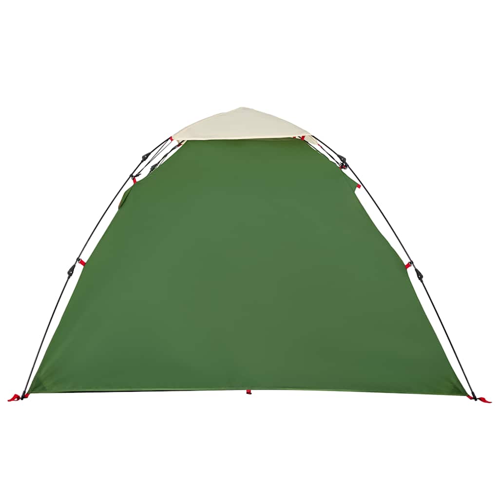 Dome Camping Tent 3 Persons Green Quick Release