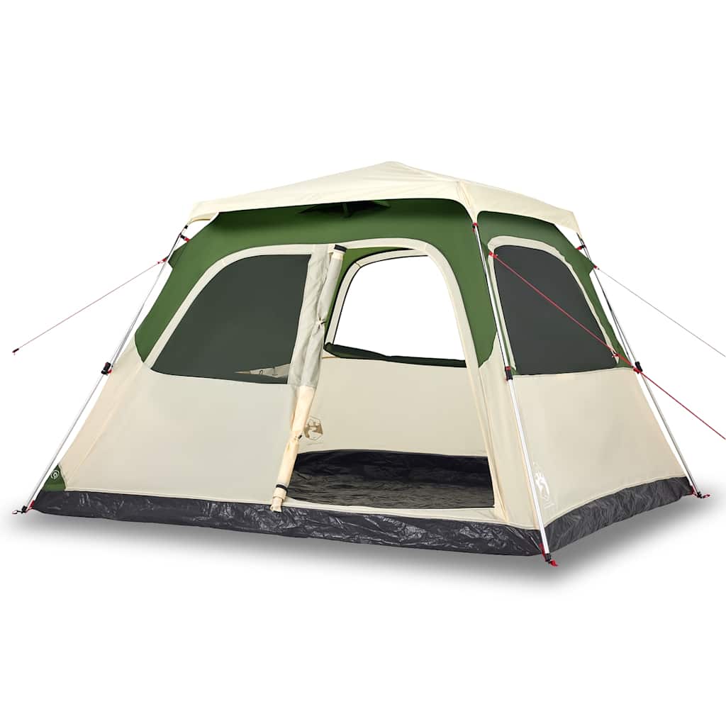 Dome Family Tent 6 Persons Green Quick Release