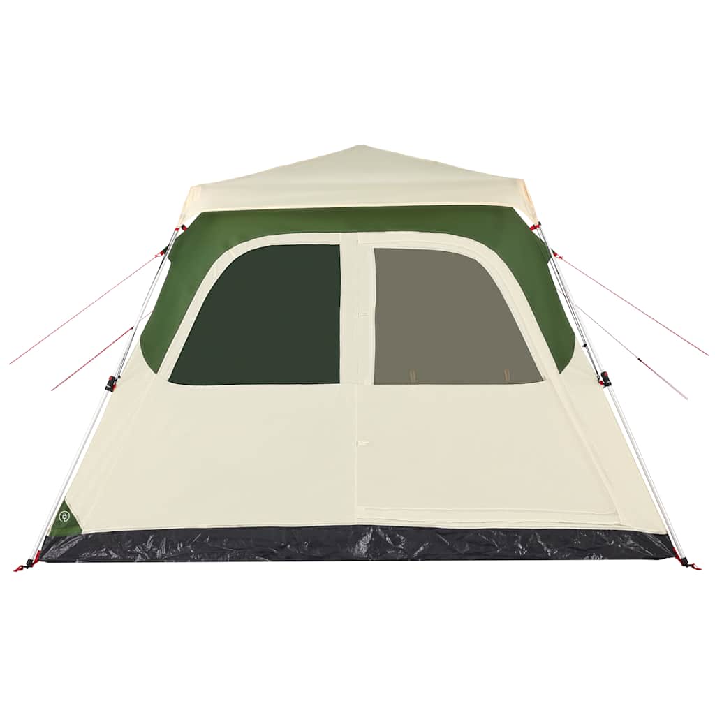 Dome Family Tent 6 Persons Green Quick Release