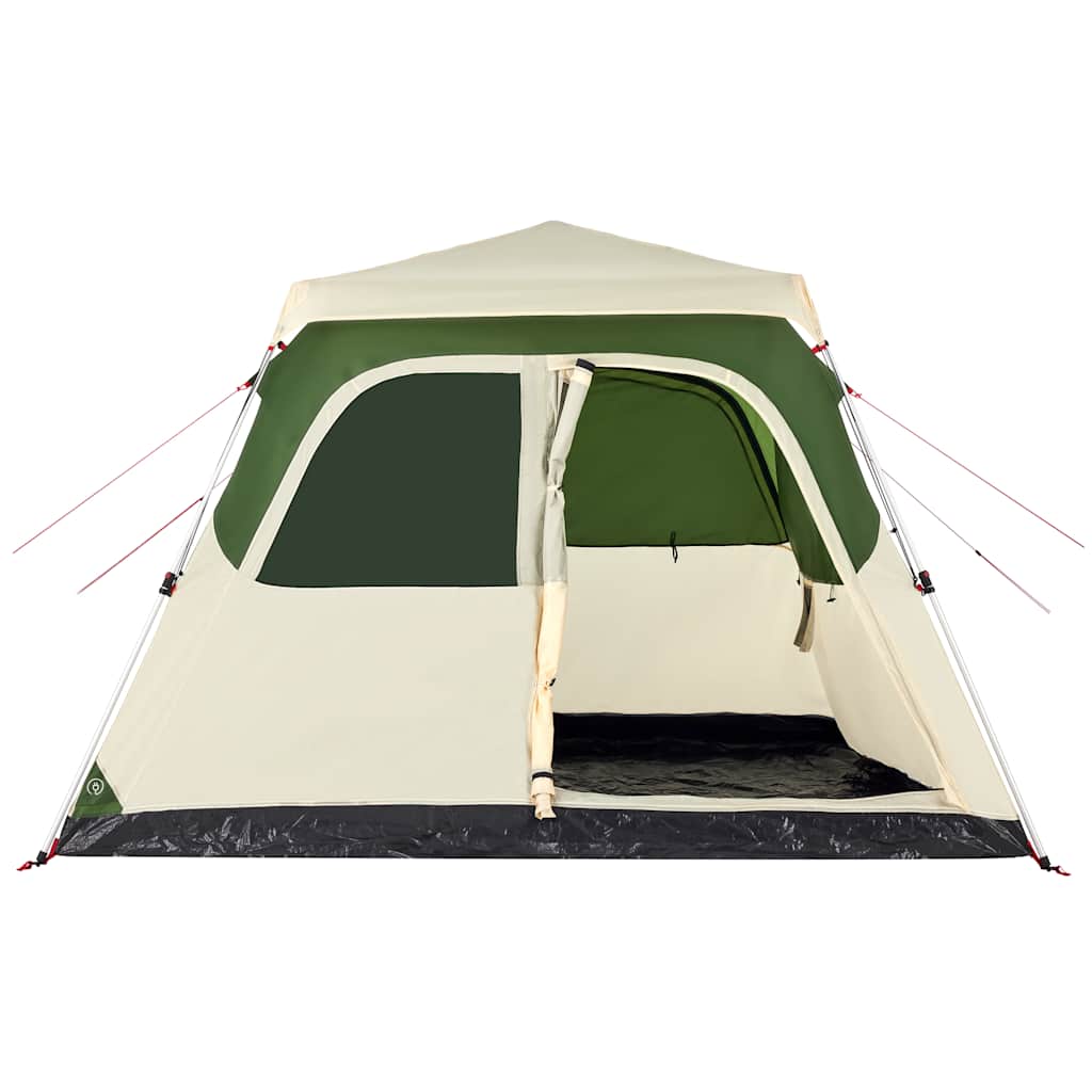 Dome Family Tent 6 Persons Green Quick Release