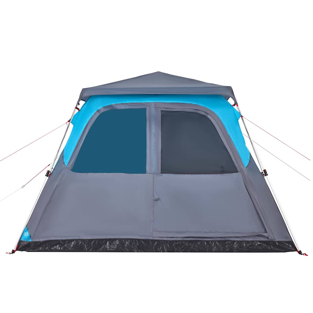 Dome Family Tent 6 Persons Blue Quick Release
