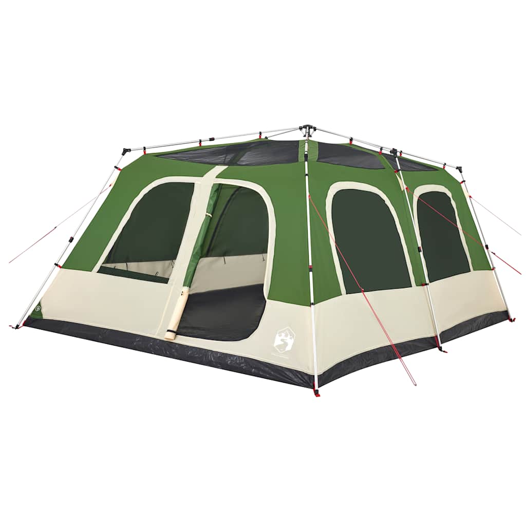 Dome Family Tent 10 Persons Green Quick Release