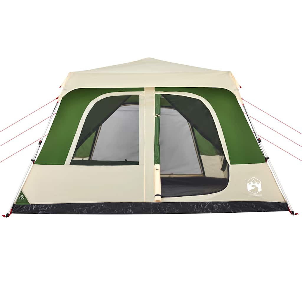 Dome Family Tent 10 Persons Green Quick Release