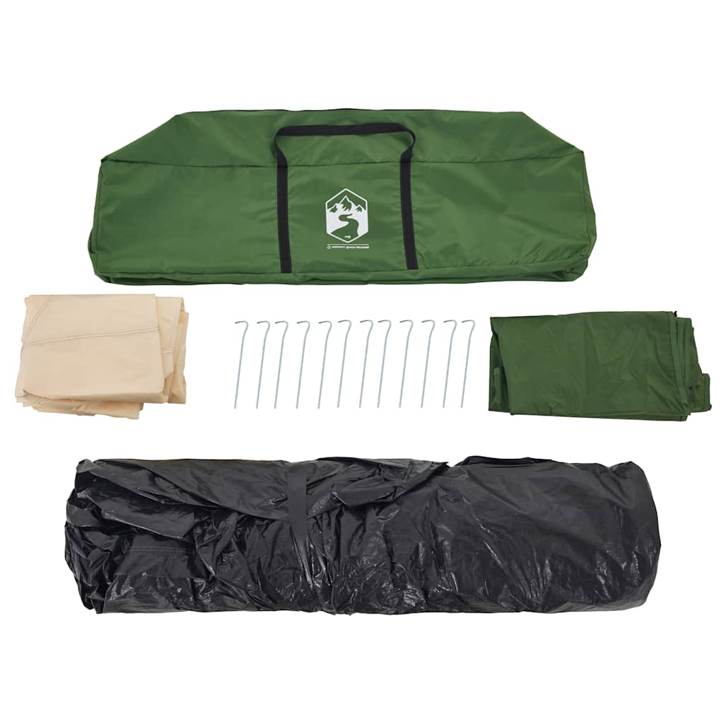 Dome Family Tent 10 Persons Green Quick Release