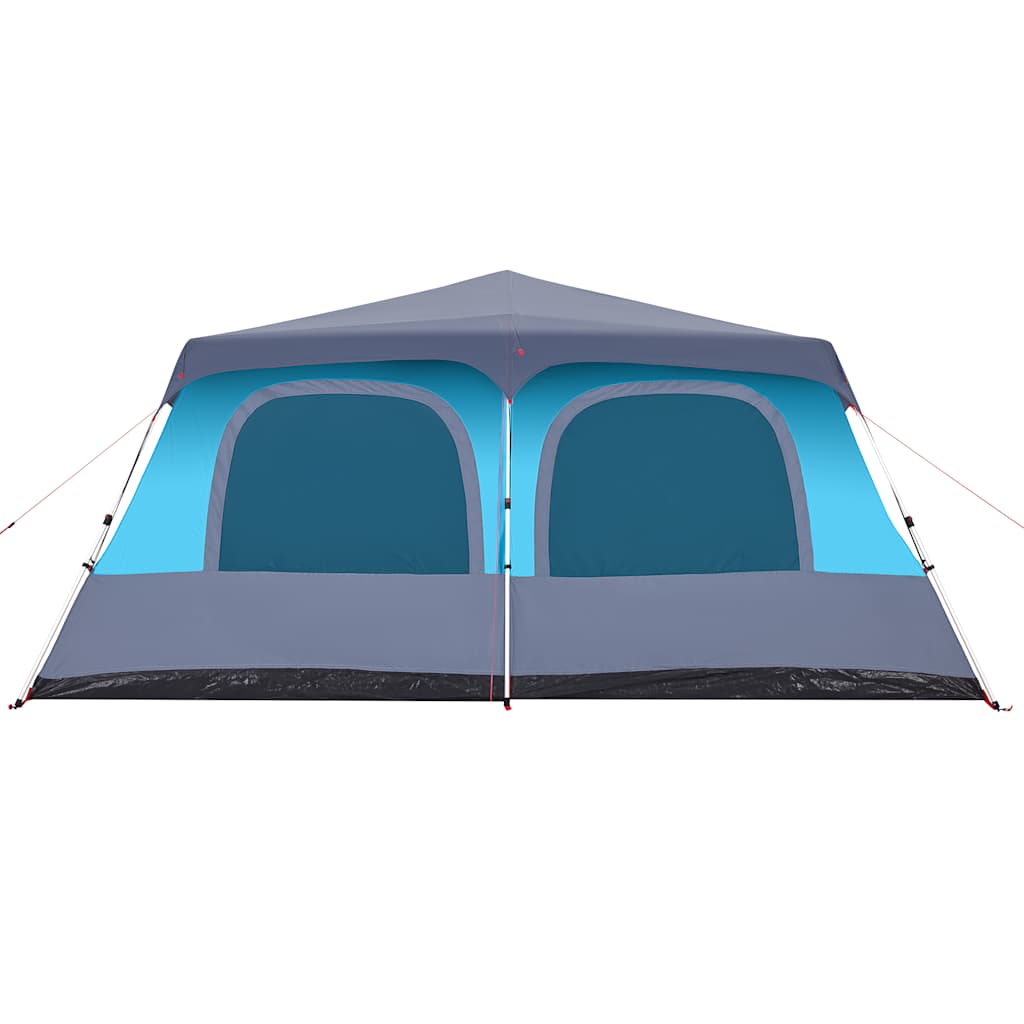 Kuppel-Familienzelt 10 Personen Blau Quick Release