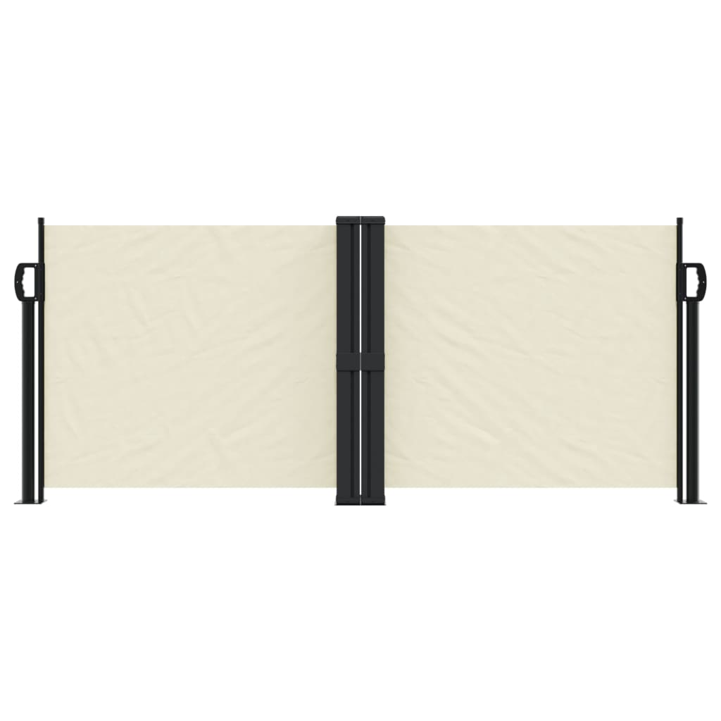 Seitenmarkise Ausziehbar Creme 100x600 cm