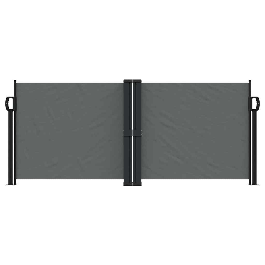 Seitenmarkise Ausziehbar Anthrazit 100x600 cm