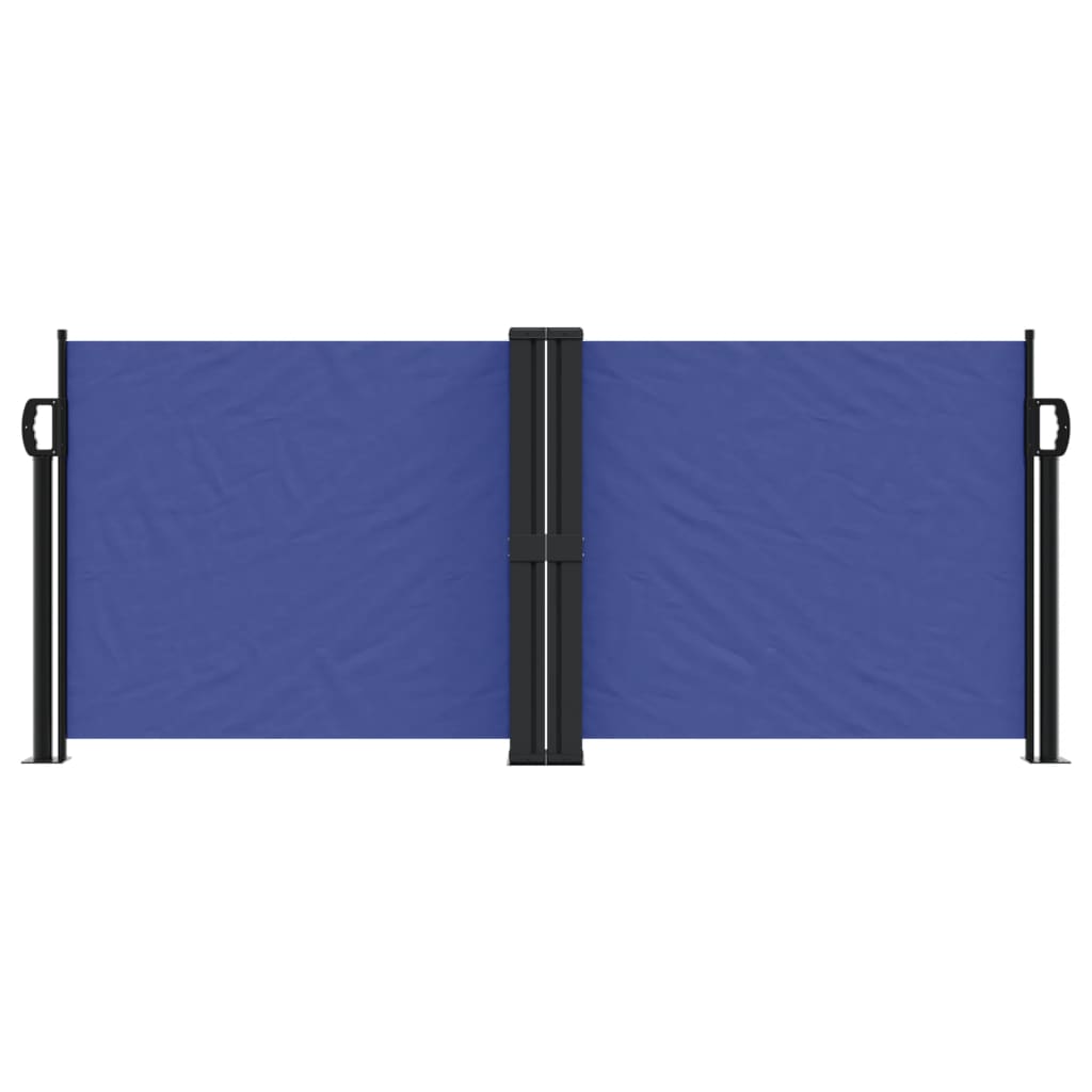 Seitenmarkise Ausziehbar Blau 100x1000 cm