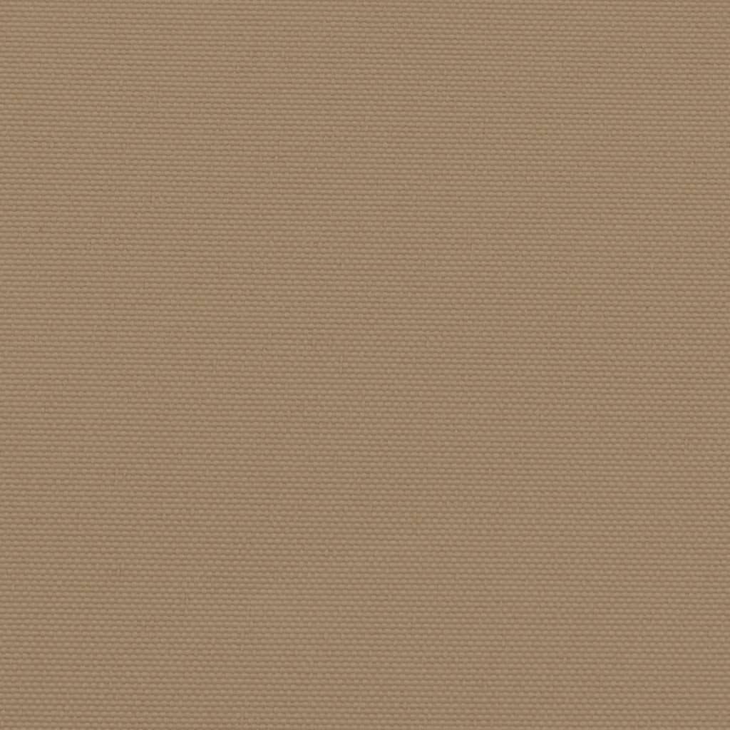 Seitenmarkise Ausziehbar Taupe 140x1200 cm