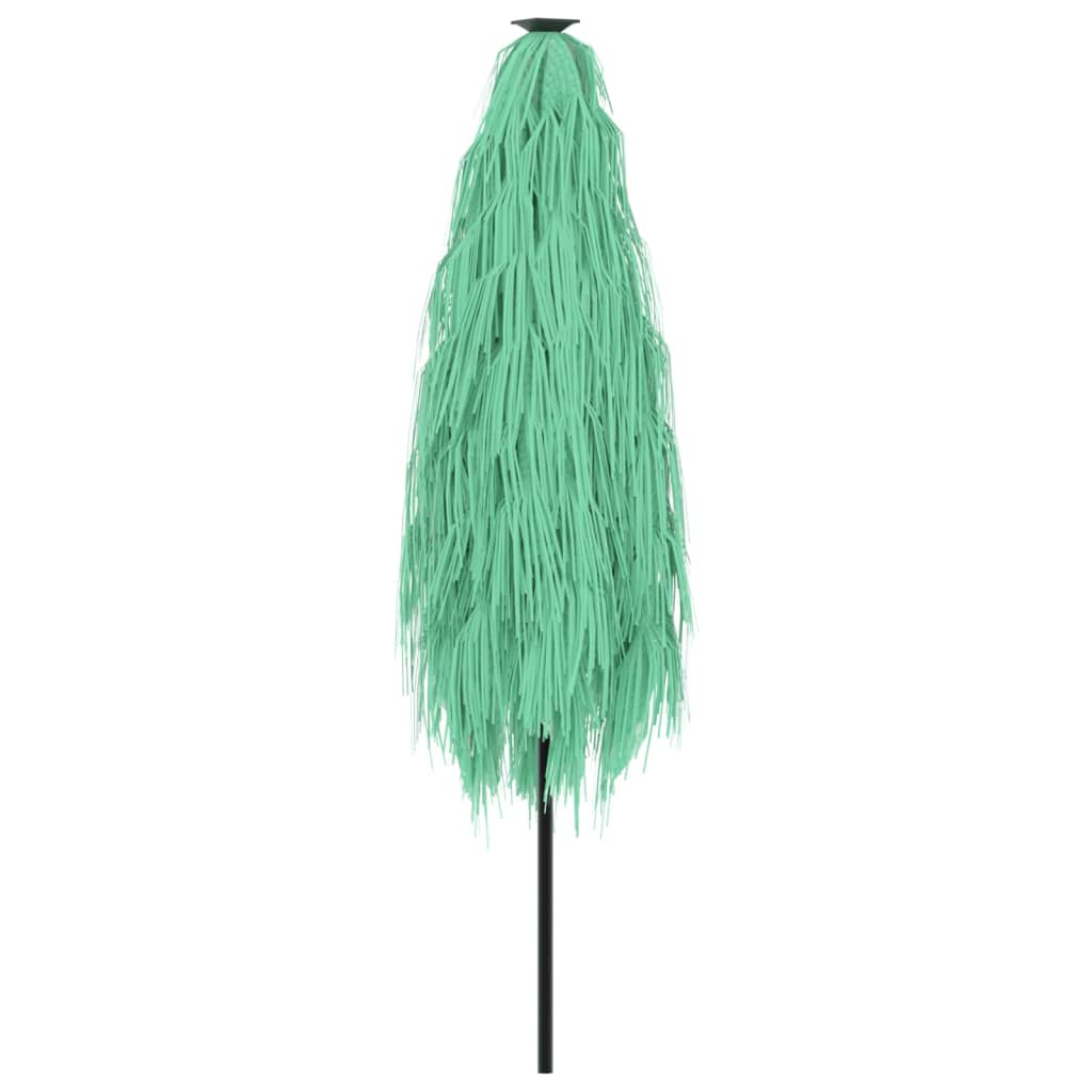 Parasol with steel pole green 248x248x248 cm