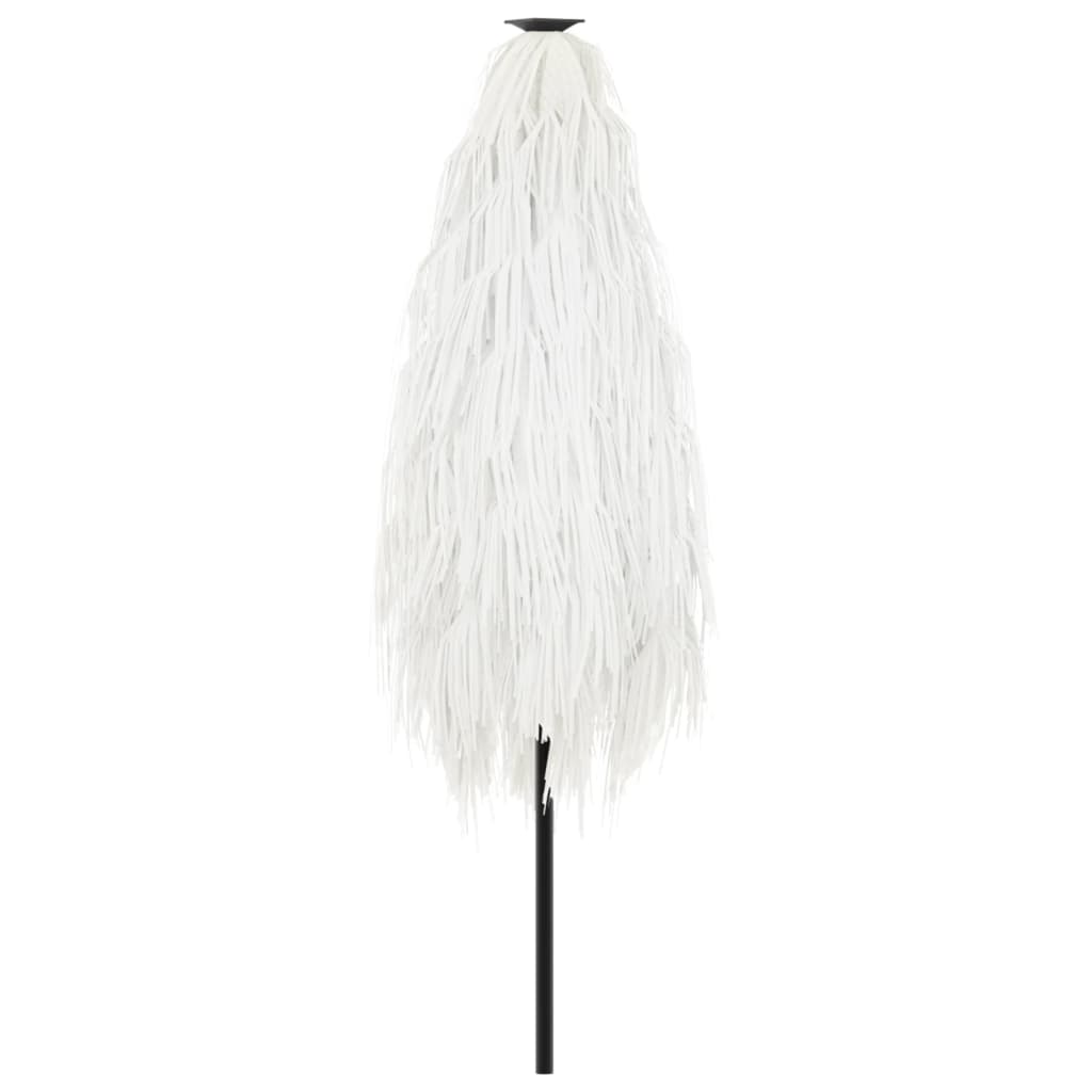 Parasol with steel pole white 223x223x213 cm