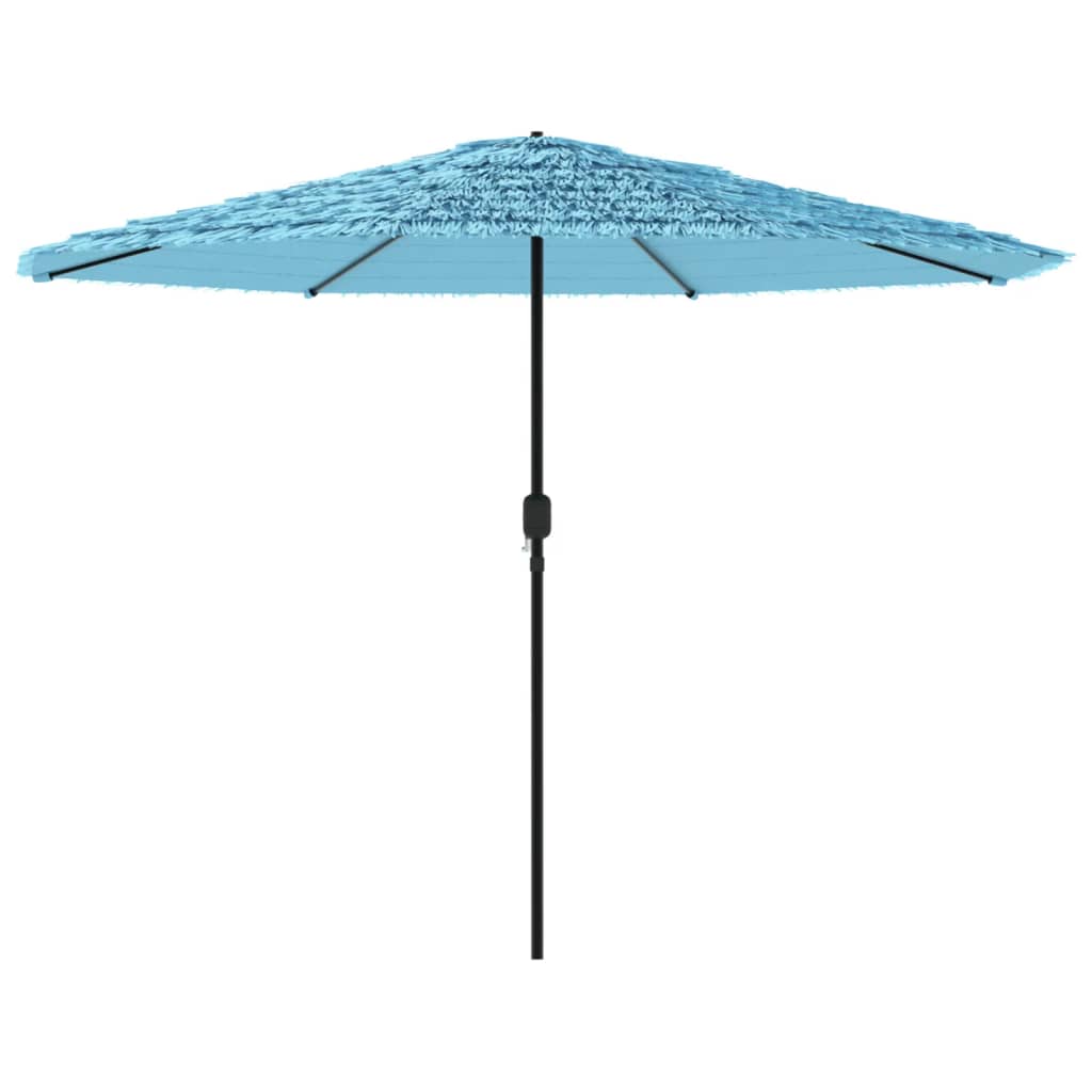 Parasol with steel pole blue 324x324x247 cm
