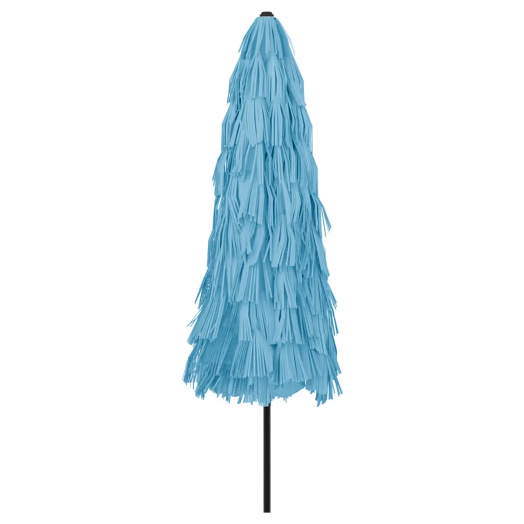 Parasol with steel pole blue 324x324x247 cm