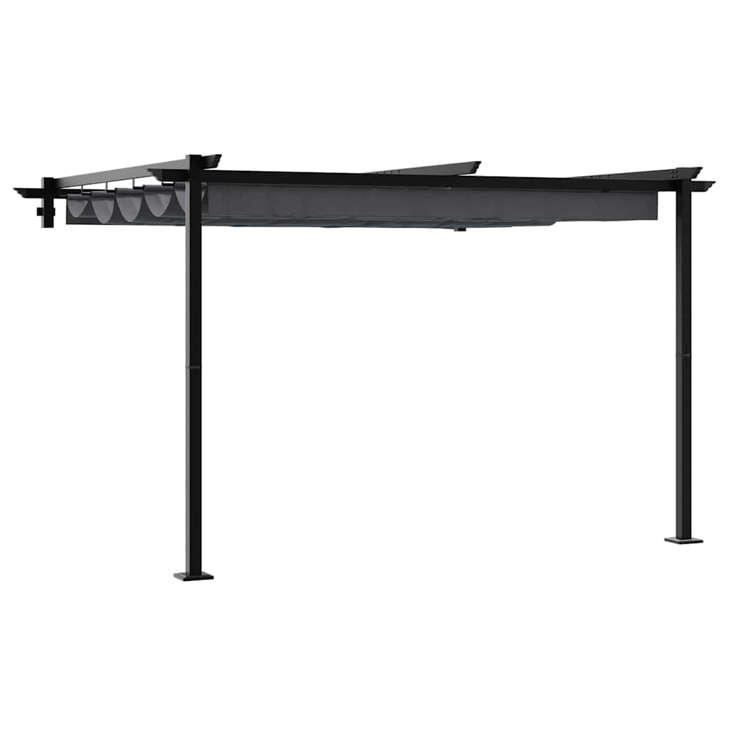 Wandmontierter Pavillon Anthrazit Stahl
