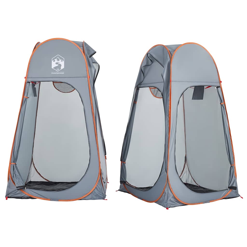 Privacy Tent Grey and Orange Pop-Up Waterproof