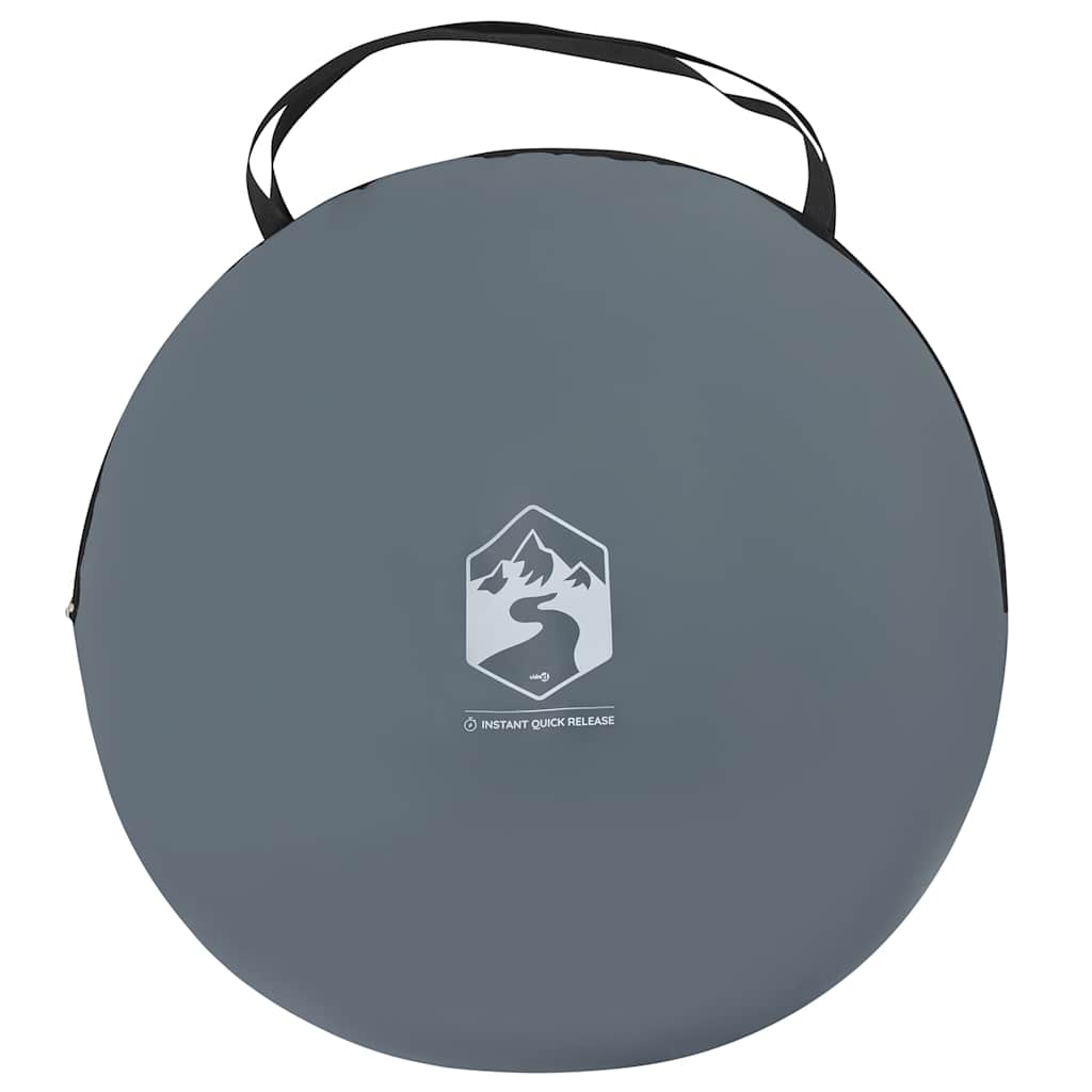 Privacy Tent Grey and Orange Pop-Up Waterproof