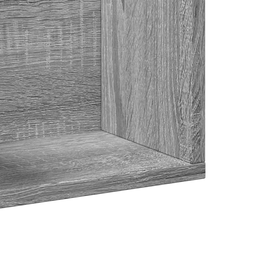 Wall cabinets 2 pcs. Sonoma oak 75x18x16.5 cm wood material