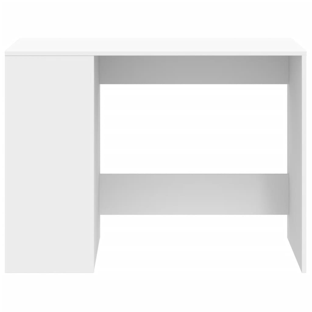 Desk White 102x50x75 cm Wood Material