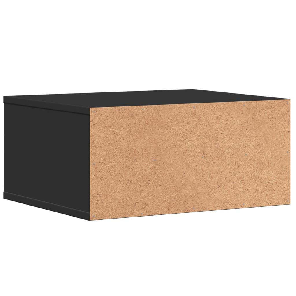 Druckerständer Schwarz 49x40x22,5 cm Holzwerkstoff