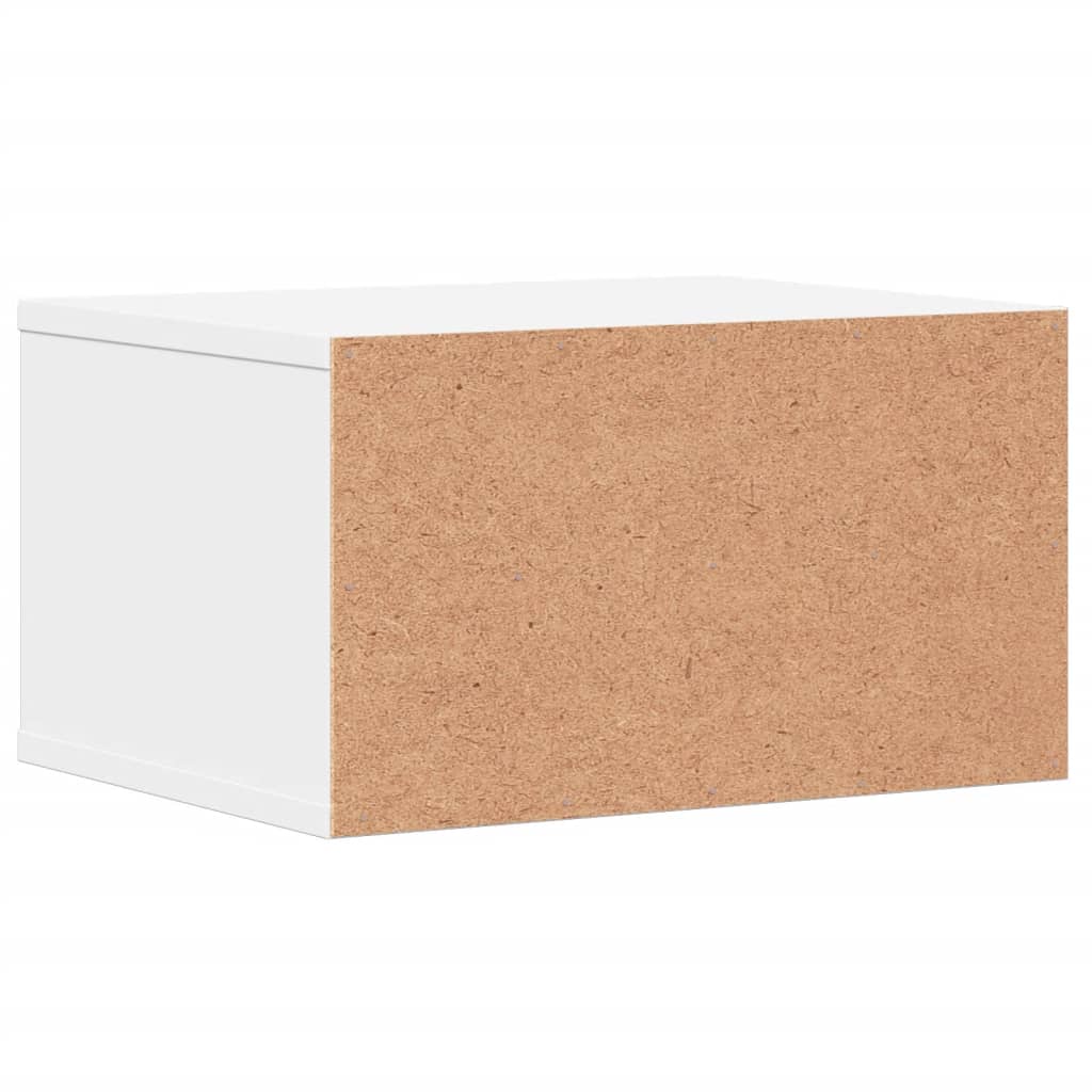 Druckerständer Weiß 40x32x22,5 cm Holzwerkstoff