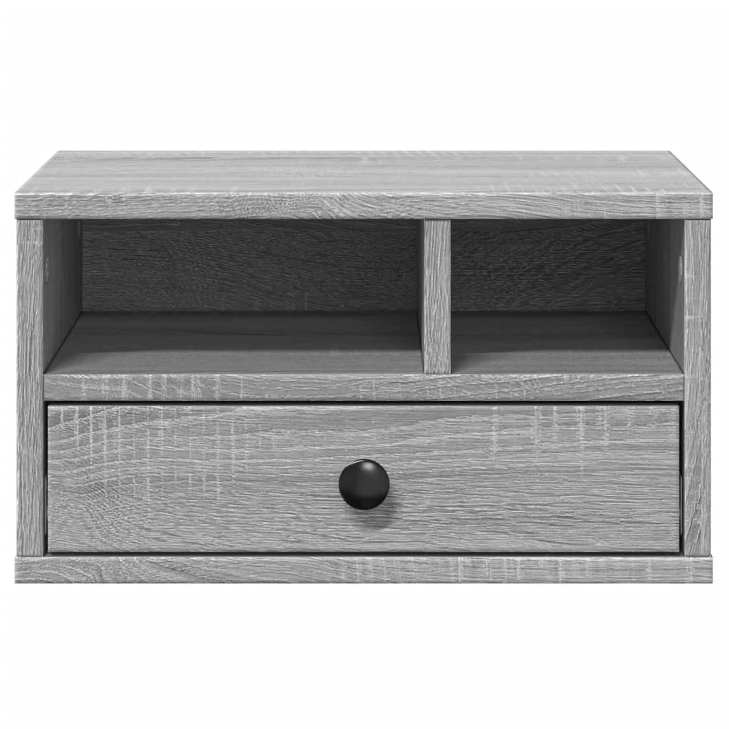 Druckerständer Grau Sonoma 40x32x22,5 cm Holzwerkstoff
