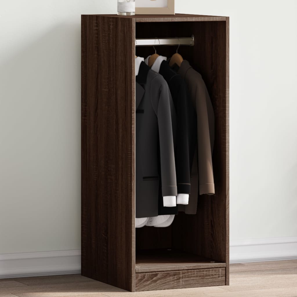 Wardrobe Brown Oak Look 48x41x102 cm Wood Material