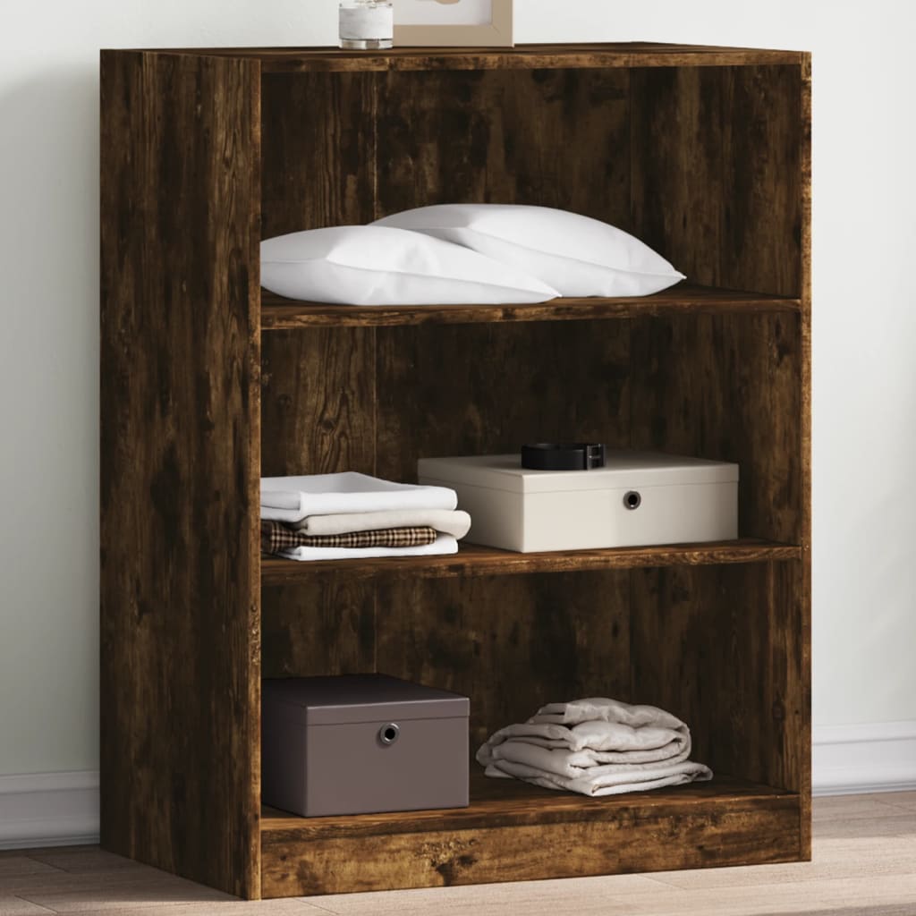 Wardrobe smoked oak 77x48x102 cm wood material