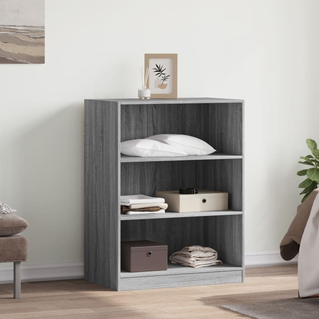 Wardrobe Grey Sonoma 77x48x102 cm Wood Material