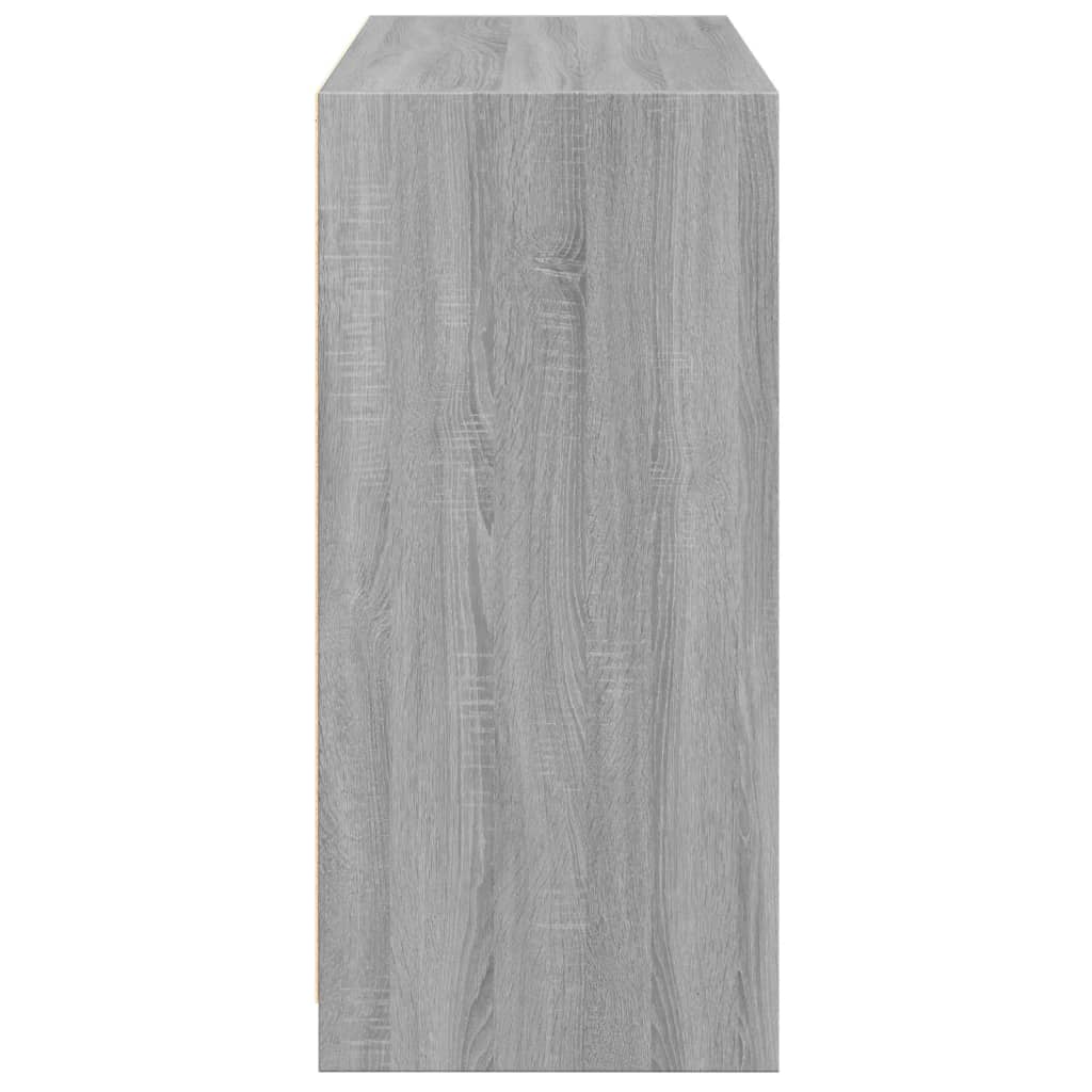 Wardrobe Grey Sonoma 77x48x102 cm Wood Material
