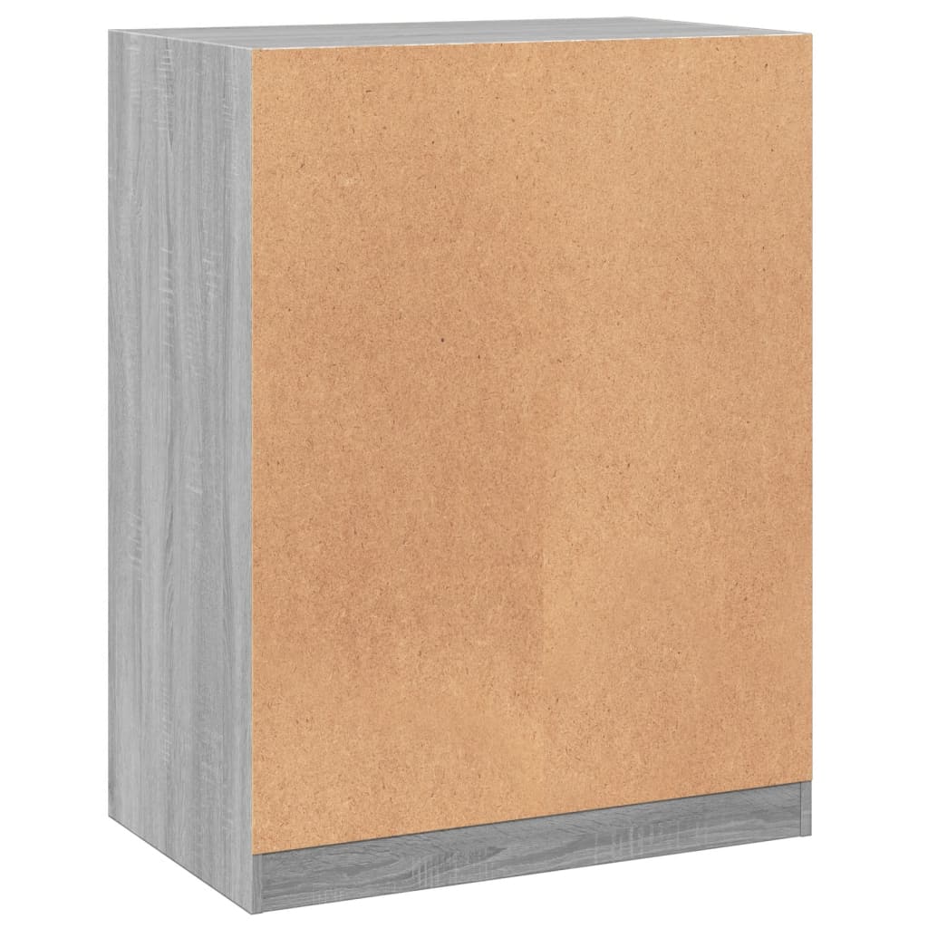 Wardrobe Grey Sonoma 77x48x102 cm Wood Material