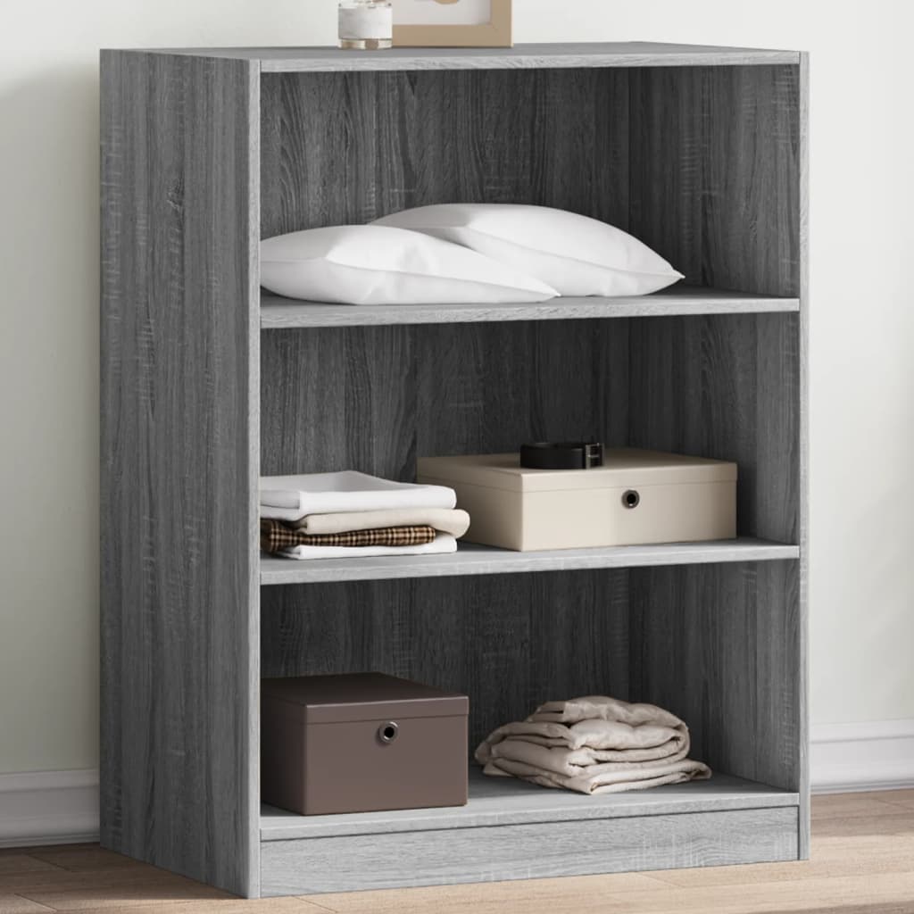 Wardrobe Grey Sonoma 77x48x102 cm Wood Material