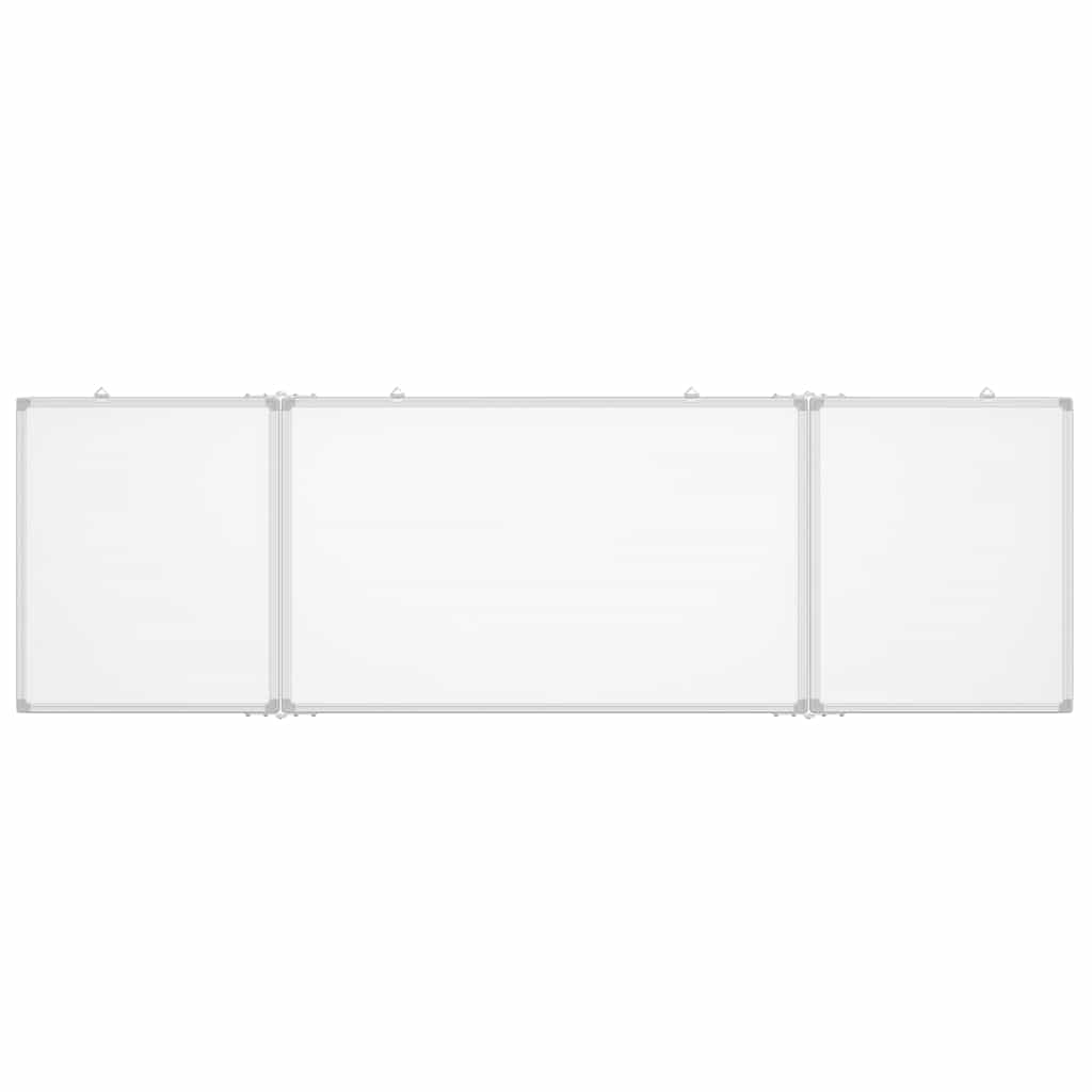 Magnetisches Whiteboard Klappbar 160x50x1,7 cm Aluminium